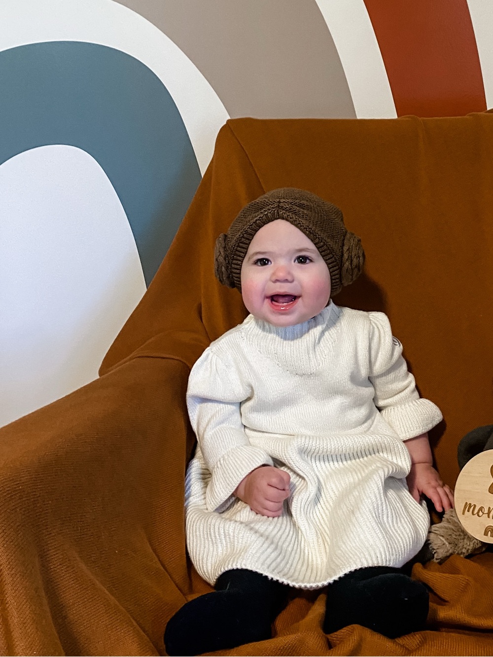 GAP x Star Wars Princess Leia Costume- Dress with Spacebuns Hat - 6-12 months